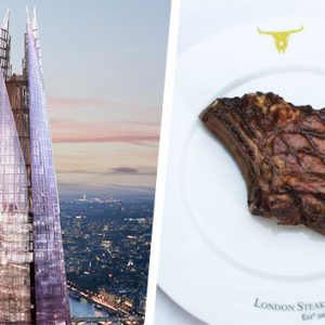 The View from The Shard and Three Course Meal at Marco Pierre White London Steakhouse