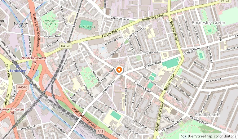 Map showing the location of Alam in Birmingham
