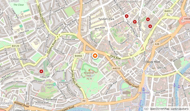 Map showing the location of Botanist Bristol in Bristol