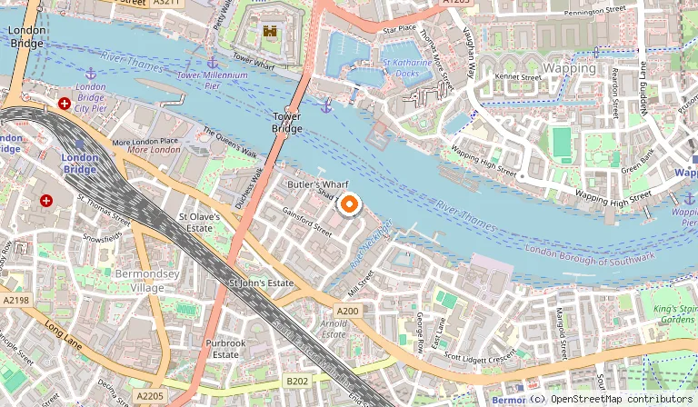 Map showing the location of Coco Grill & Lounge in London