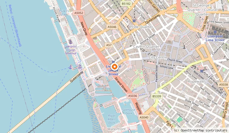 Map showing the location of Heeton Concept Hotel - City Centre Liverpool in Liverpool