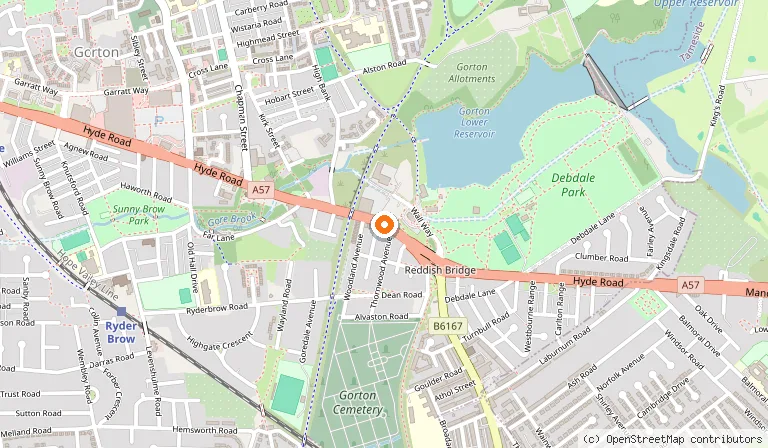 Map showing the location of Holiday Inn Express Manchester East by IHG in Manchester