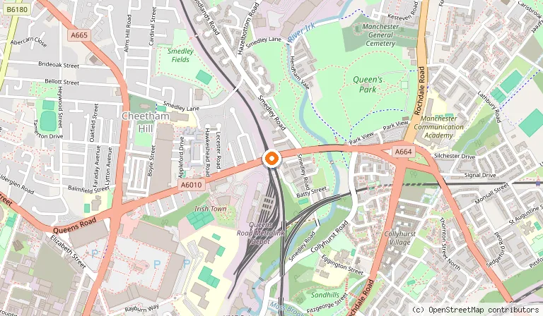 Map showing the location of Holiday Inn - the niu, Loom Manchester North by IHG in Manchester