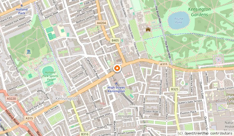 Map showing the location of Jacuzzi in London