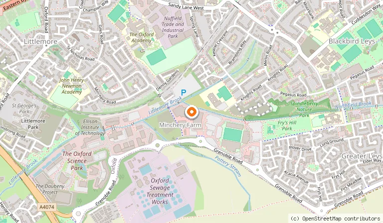 Map showing the location of Laser Kombat Oxford in Oxford