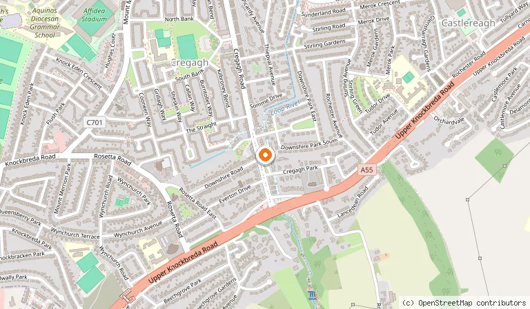 Map showing the location of Museum of Orange Heritage - Free Admission in Belfast