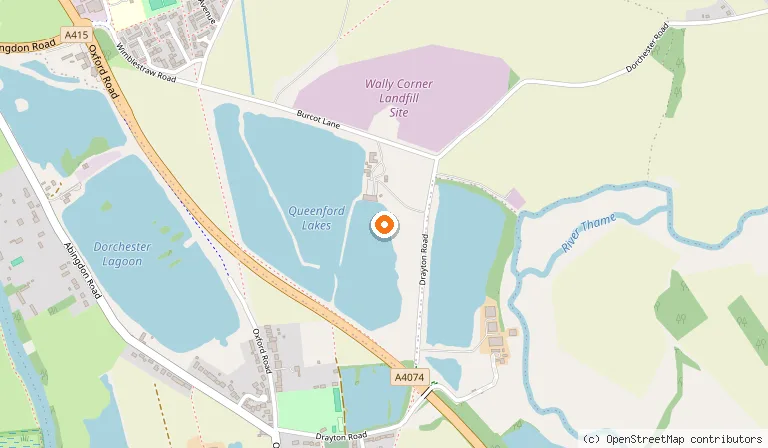 Map showing the location of Oxford Wet n Wild in Oxford