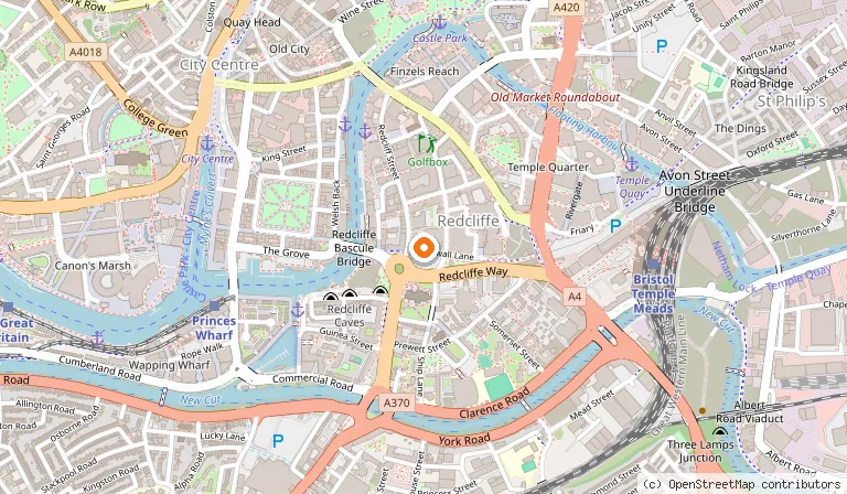 Map showing the location of Pasture in Bristol