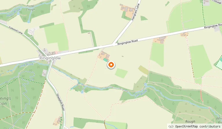 Map showing the location of Ringinglow Archery & Target Sports Centre in Sheffield
