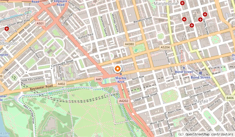 Map showing the location of SOUND Cafe in London