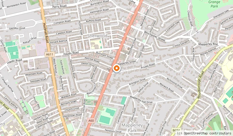Map showing the location of Tipu Sultan Nottingham | Indian & Pakistani Cuisine in Nottingham