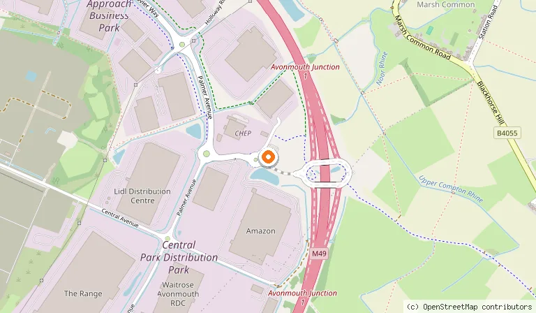 Map showing the location of Travelodge Bristol Avonmouth in Bristol